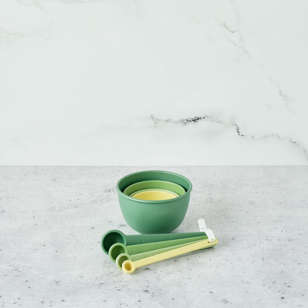 Biodegradable Plant-Based Measuring Cup &amp; Spoon Set, 8 Ct.