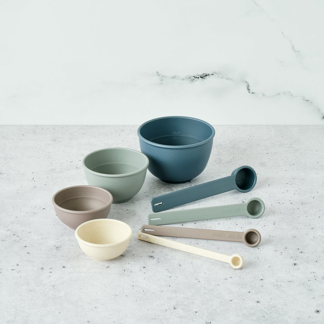 Biodegradable Plant-Based Measuring Cup &amp; Spoon Set, 8 Ct.