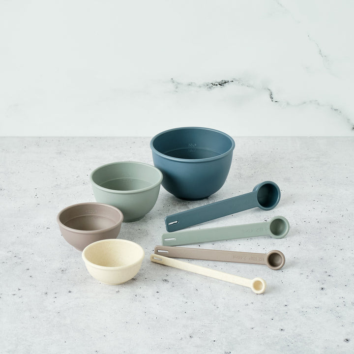 Biodegradable Plant-Based Measuring Cup &amp; Spoon Set, 8 Ct.