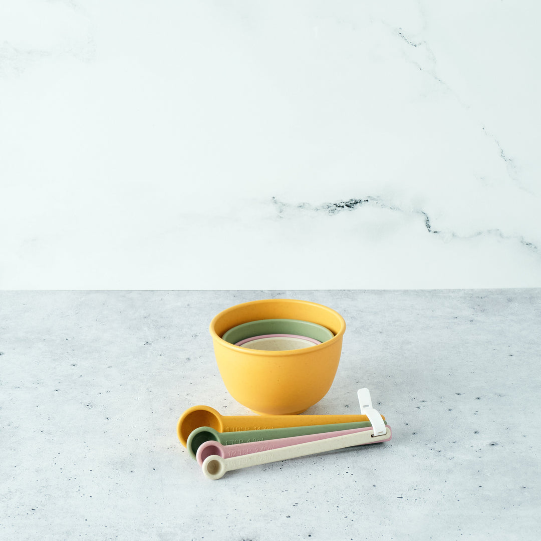 Biodegradable Plant-Based Measuring Cup &amp; Spoon Set, 8 Ct.