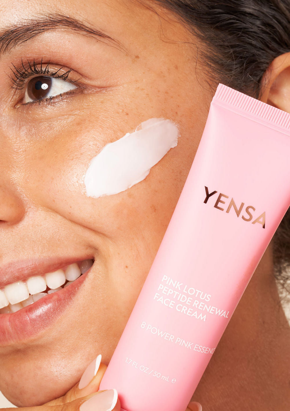 Cruelty-Free Pink Lotus Peptide Anti-Aging Face Cream