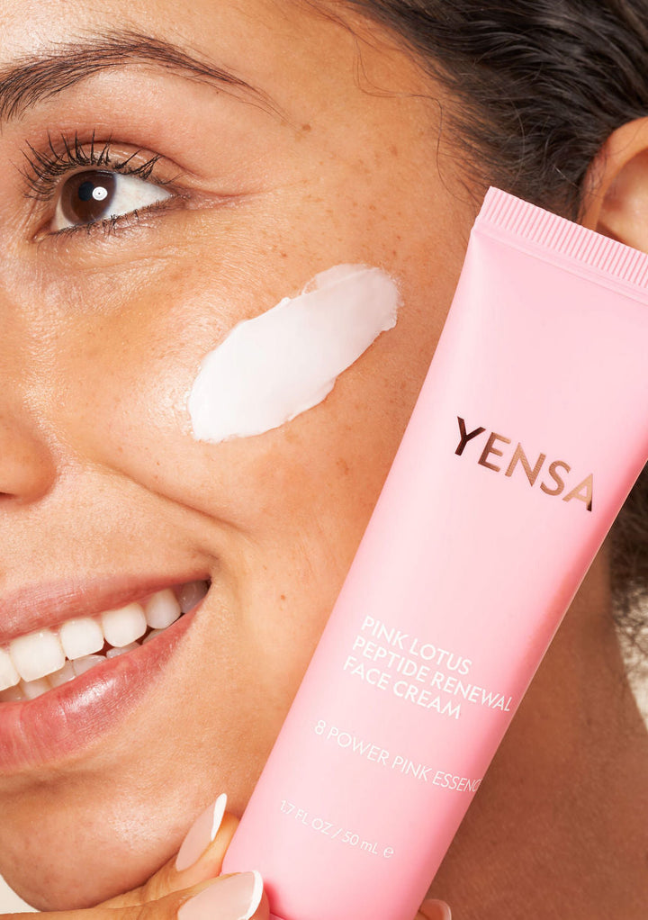 Cruelty-Free Pink Lotus Peptide Anti-Aging Face Cream