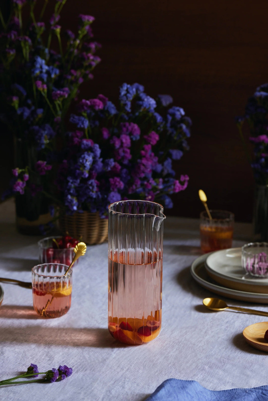 Handcrafted Mouth-Blown Glass Pitcher Serveware