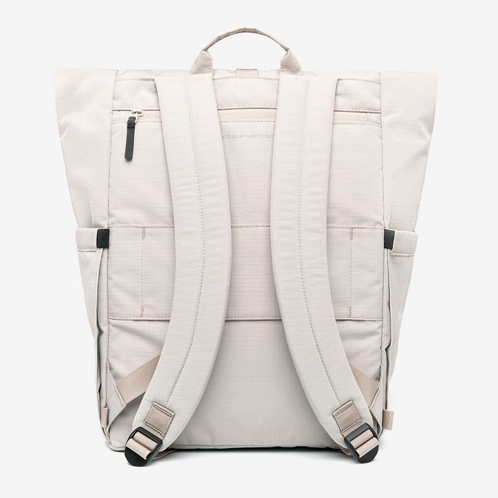 Vegan RPET Roll Backpack, Fossil