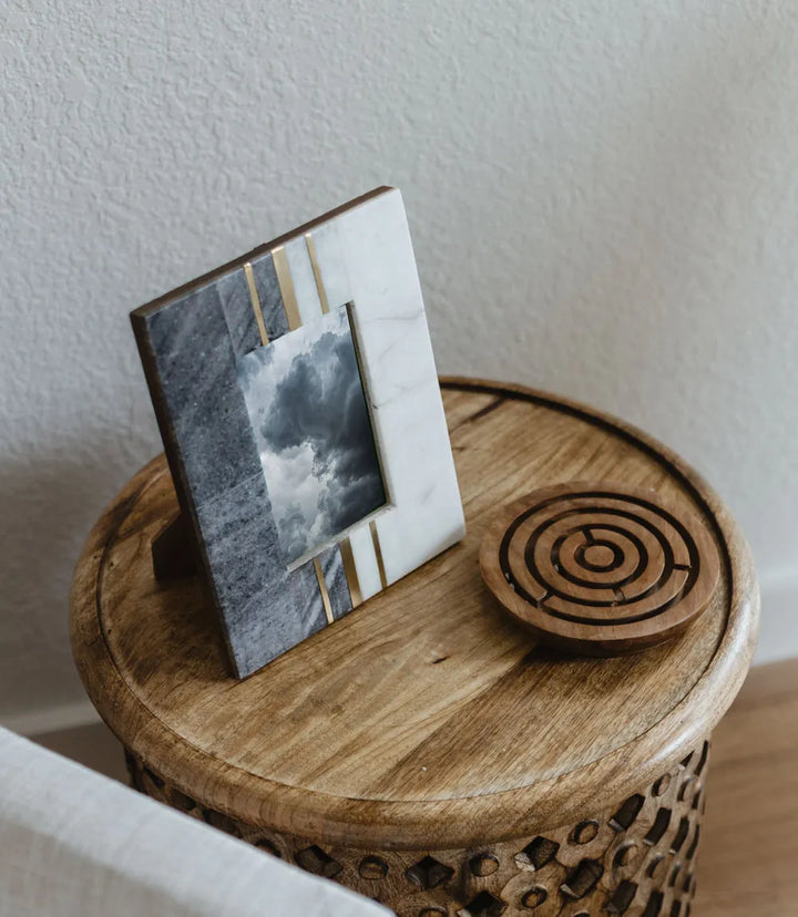 Sammita Carved Marble Picture Frame