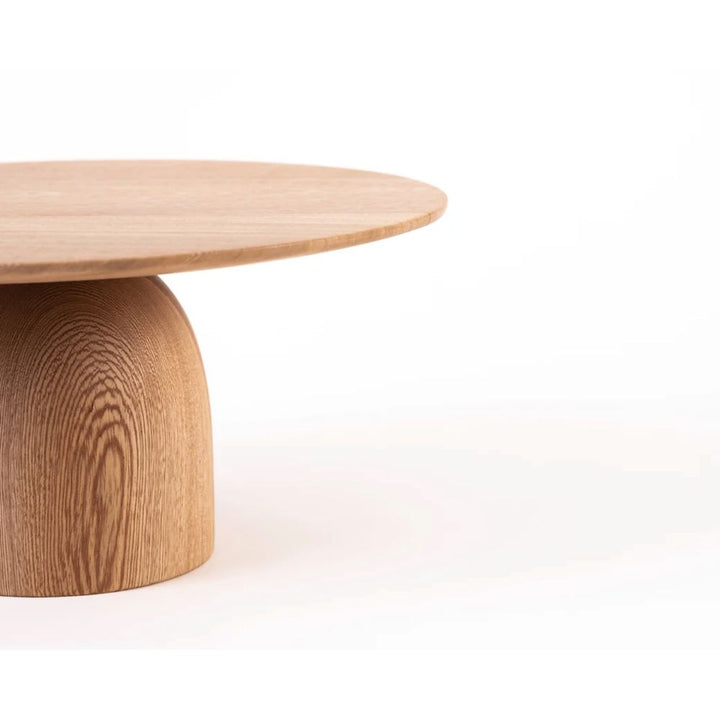 Handcrafted Rosa Morada Wood Cake Stand, 13.75"