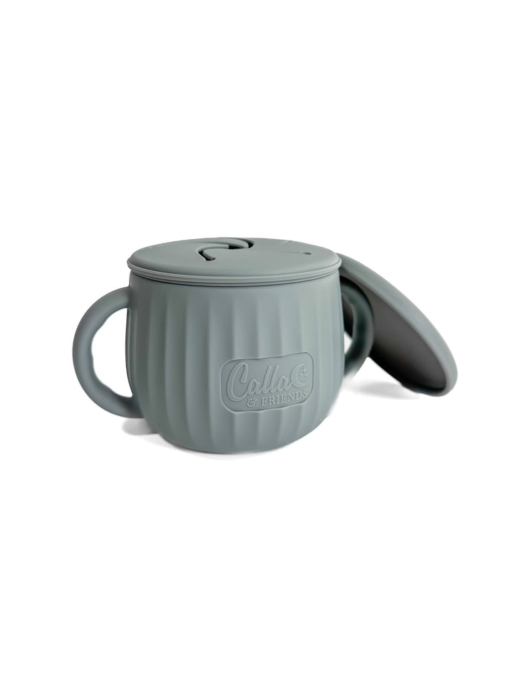 Non-Toxic Silicone Toddler Snack Cup with Lid