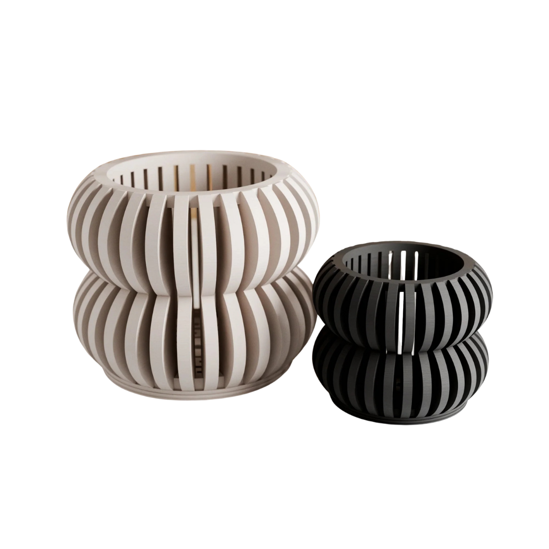 Biodegradable Plant-Based Bubble Sculpted Planter Decor