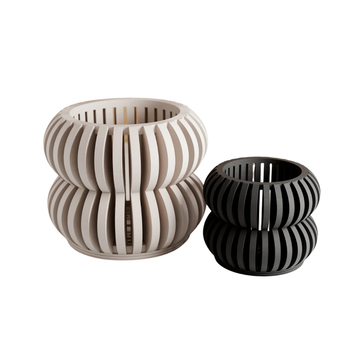 Biodegradable Plant-Based Bubble Sculpted Planter Decor
