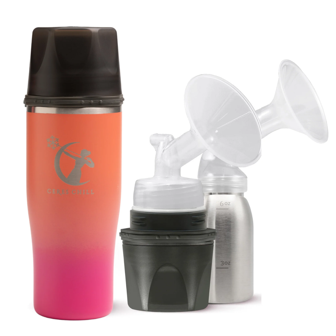 Plastic-Free Mini Breastmilk Chiller, Travel-Ready