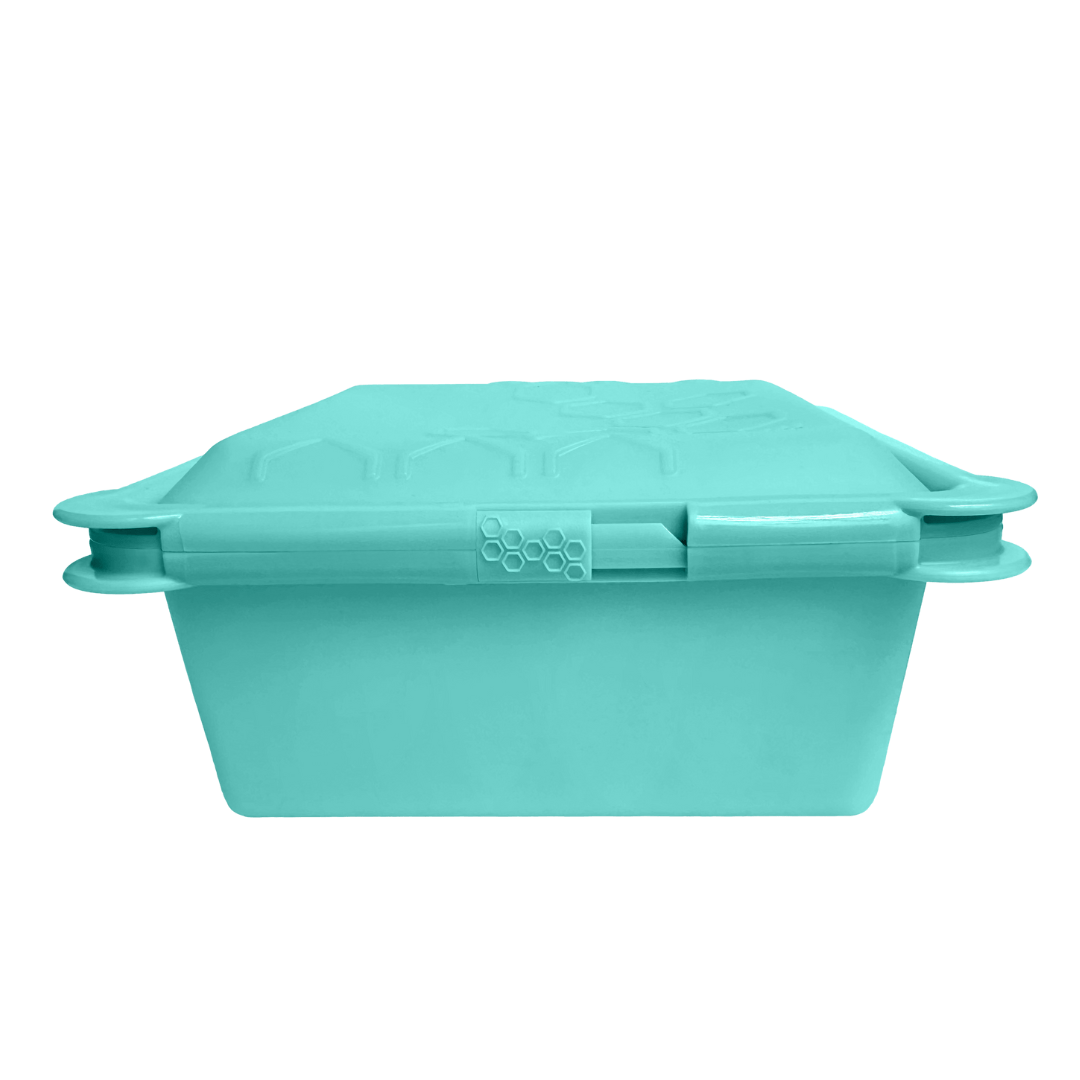 Non-Toxic FDA Silicone Snap-Close Food Container, XL