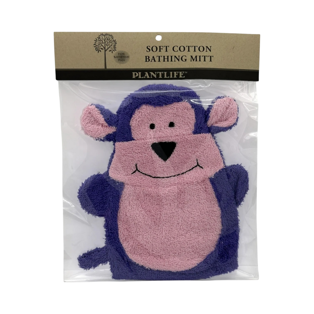 Handcrafted Ramie Baby Bath Mitt, Biodegradable