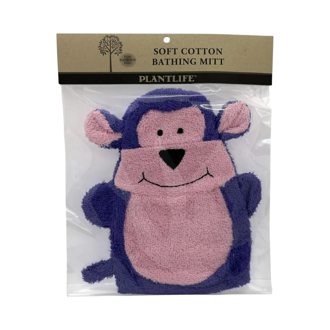 Monkey Bathing Mitt Cotton Ramie