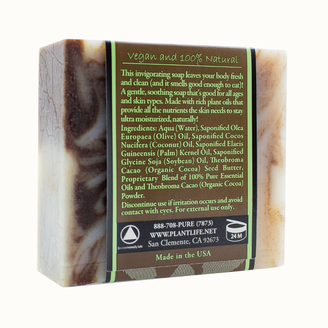 Plant-Based Cocoa Mint Moisturizing Bar Soap