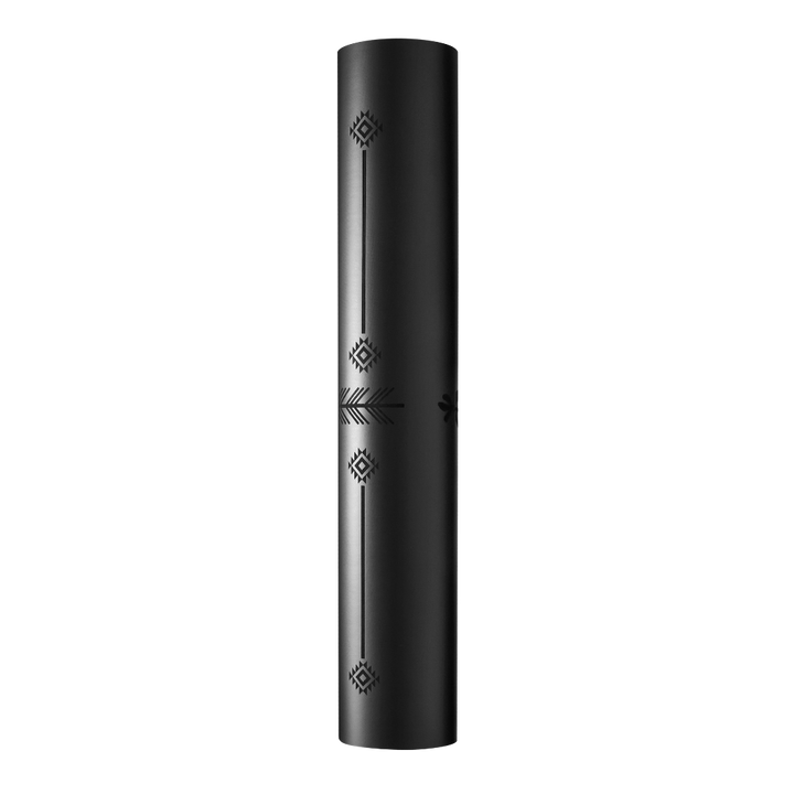 Fair Trade Natural Rubber Yoga Mat, Black 72"
