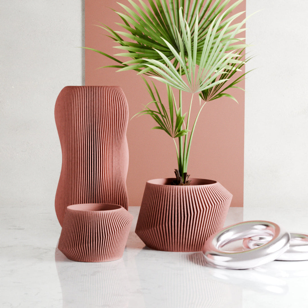Biodegradable Plant-Based Bioplastic Urban Planter