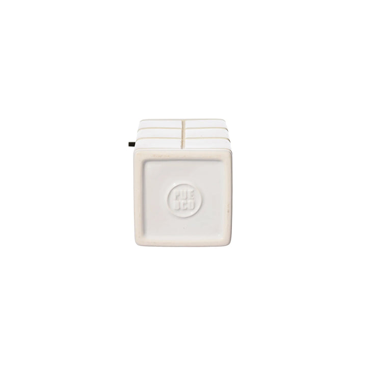 Glossy White Ceramic Soap Dispenser