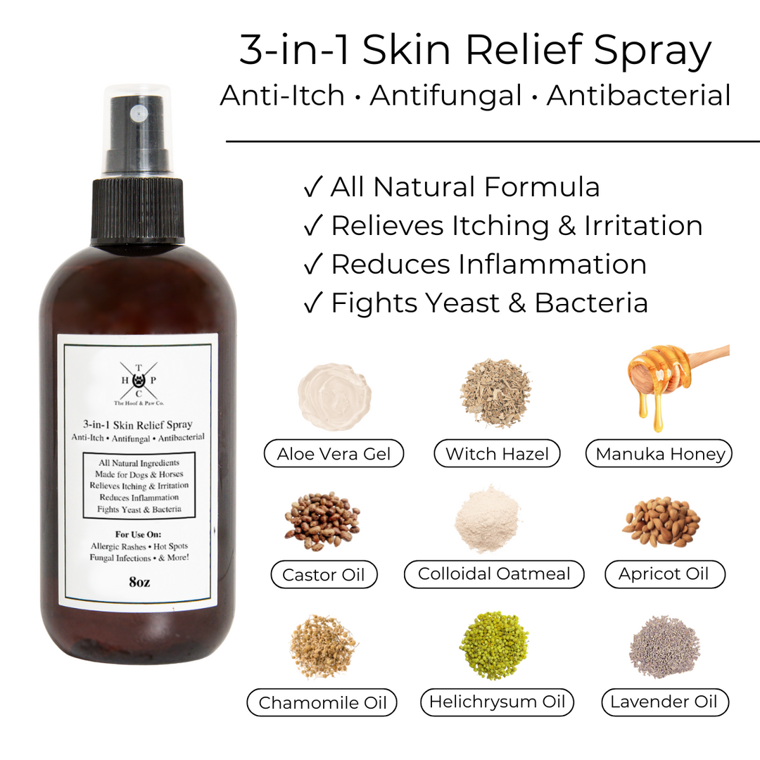 Handcrafted All-Natural 3-in-1 Skin Relief Spray
