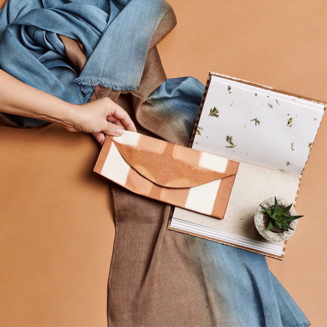 Handcrafted Zero-Waste Cotton Fiber Journal, 6" x 9"