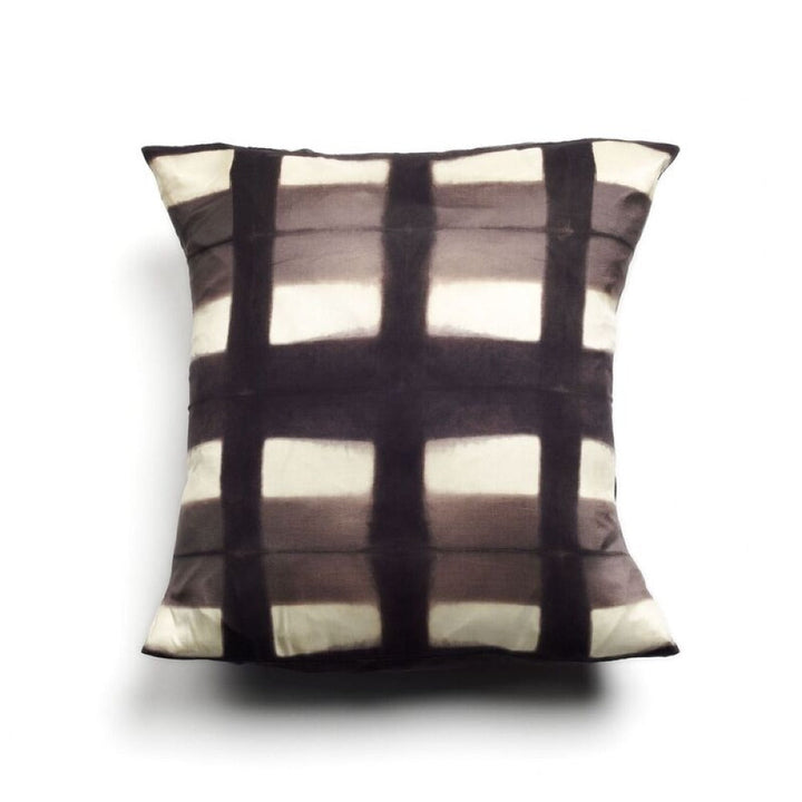 Handcrafted Shibori 60gsm Silk Throw Pillow, 20"