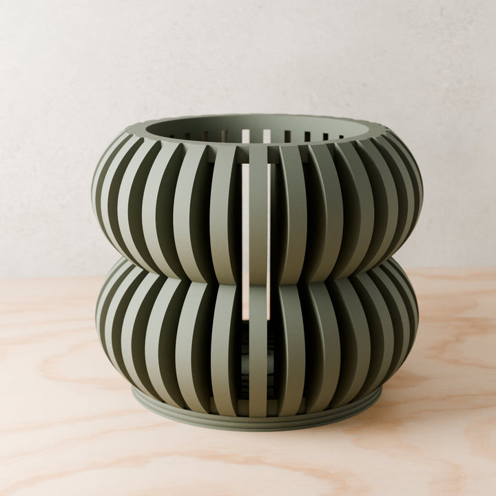Biodegradable Plant-Based Bubble Sculpted Planter Decor