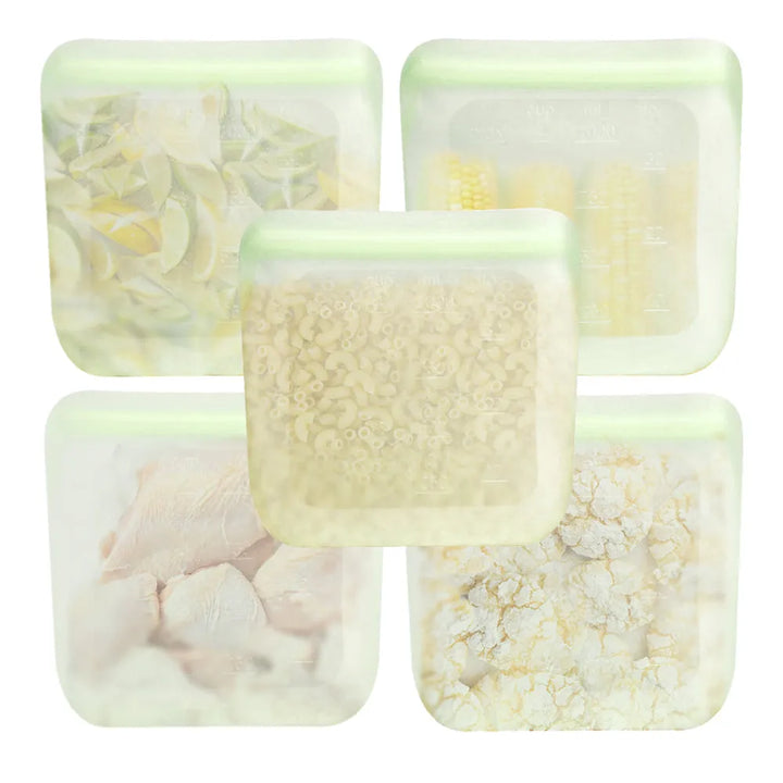 Silicone Food Storage Bag Set