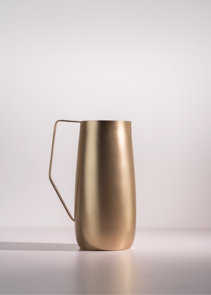 Handcrafted Brass Serveware Pitcher, 64 oz.