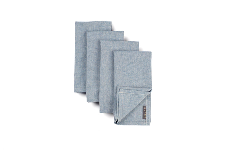 Upcycled Cotton Cloth Table Napkins, 18" x 18", 4 Ct.