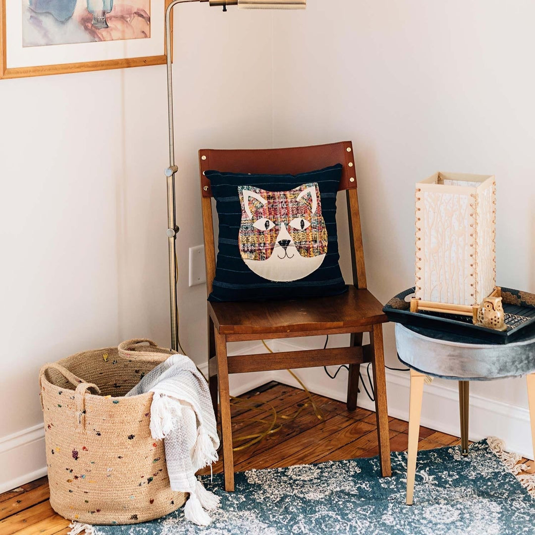 Handcrafted Fair Trade Jute Storage Basket