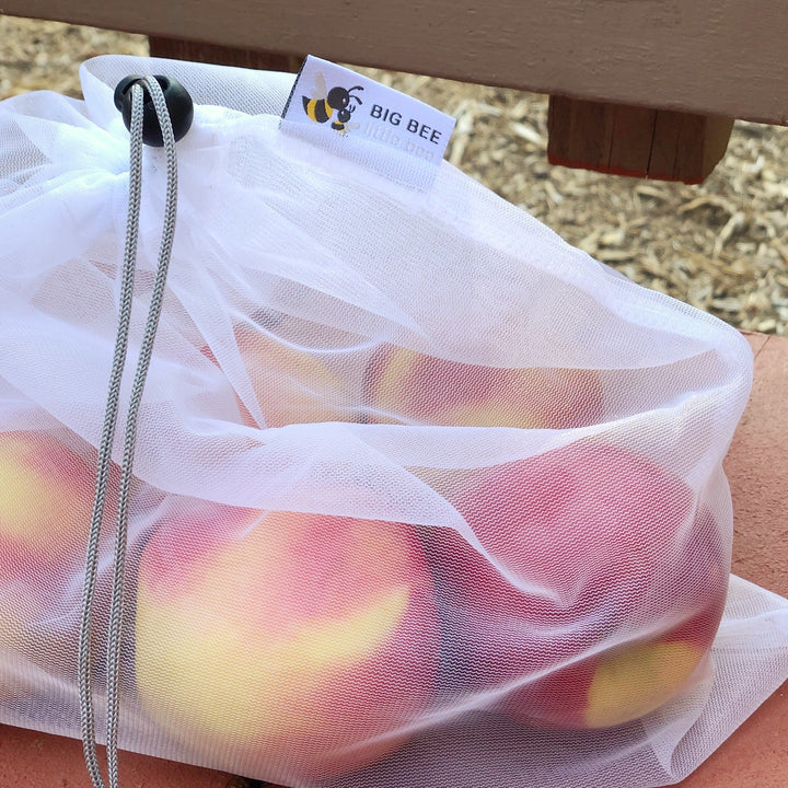Plastic-Free Mesh Produce Food Storage Bags, 4 Ct.