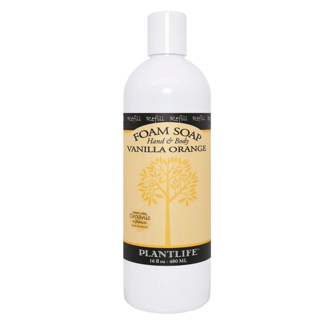 Vegan Foaming Hand &amp; Body Soap, 8.5 + 16 oz., 2 Ct.