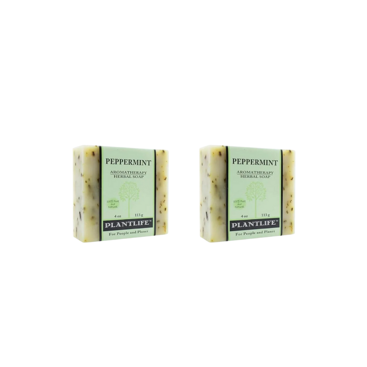 Handcrafted Peppermint Essential Oil Bar Soap
