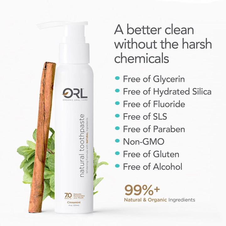 Vegan Hydroxyapatite Oral Care Toothpaste, 4 oz.