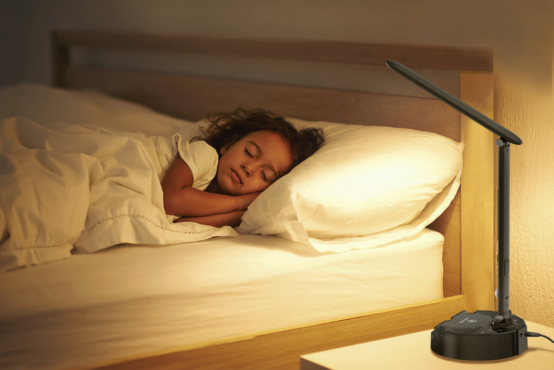 Smart LED Desk Lamp, Wireless Charger &amp; Speaker
