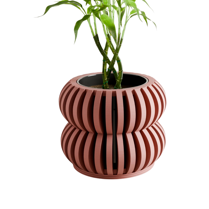 Biodegradable Plant-Based Bubble Sculpted Planter Decor