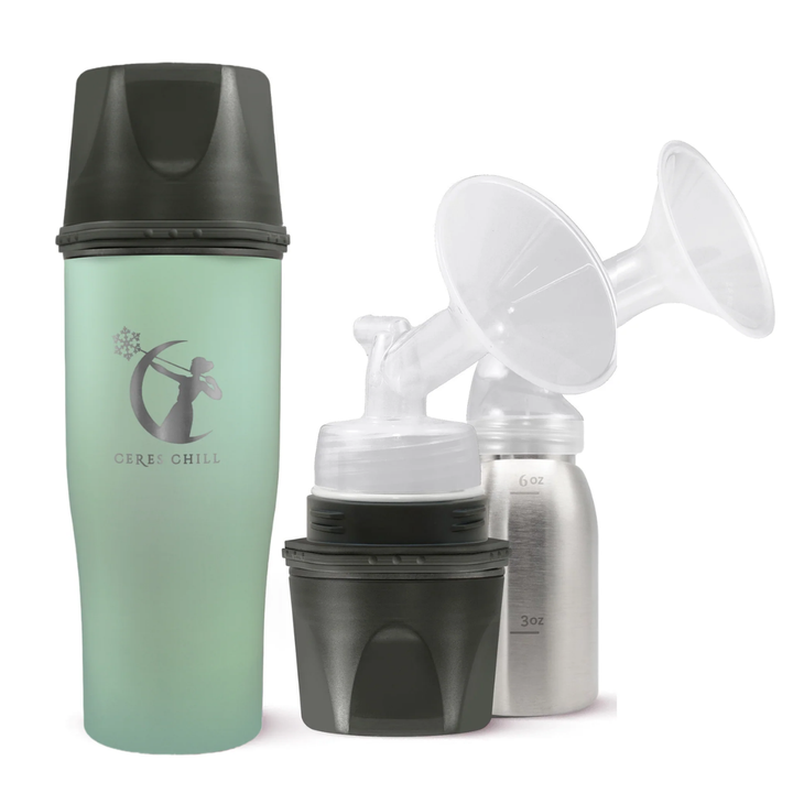 Plastic-Free Mini Breastmilk Chiller, Travel-Ready
