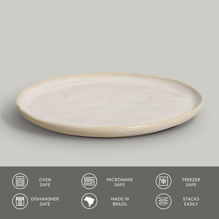 Non-Toxic Porcelain Dessert Dinnerware Set, 6 Ct.