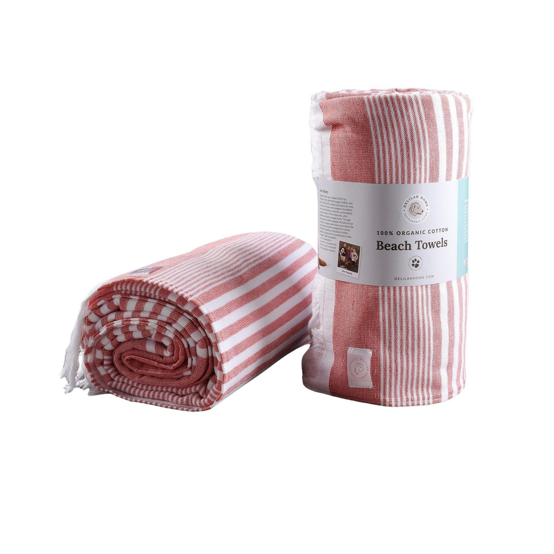 Organic 400 GSM Turkish Cotton Beach Towel
