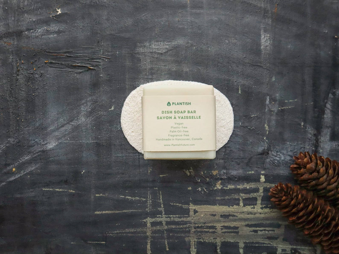 Handcrafted Biodegradable Dish Soap Bar, 8 oz.