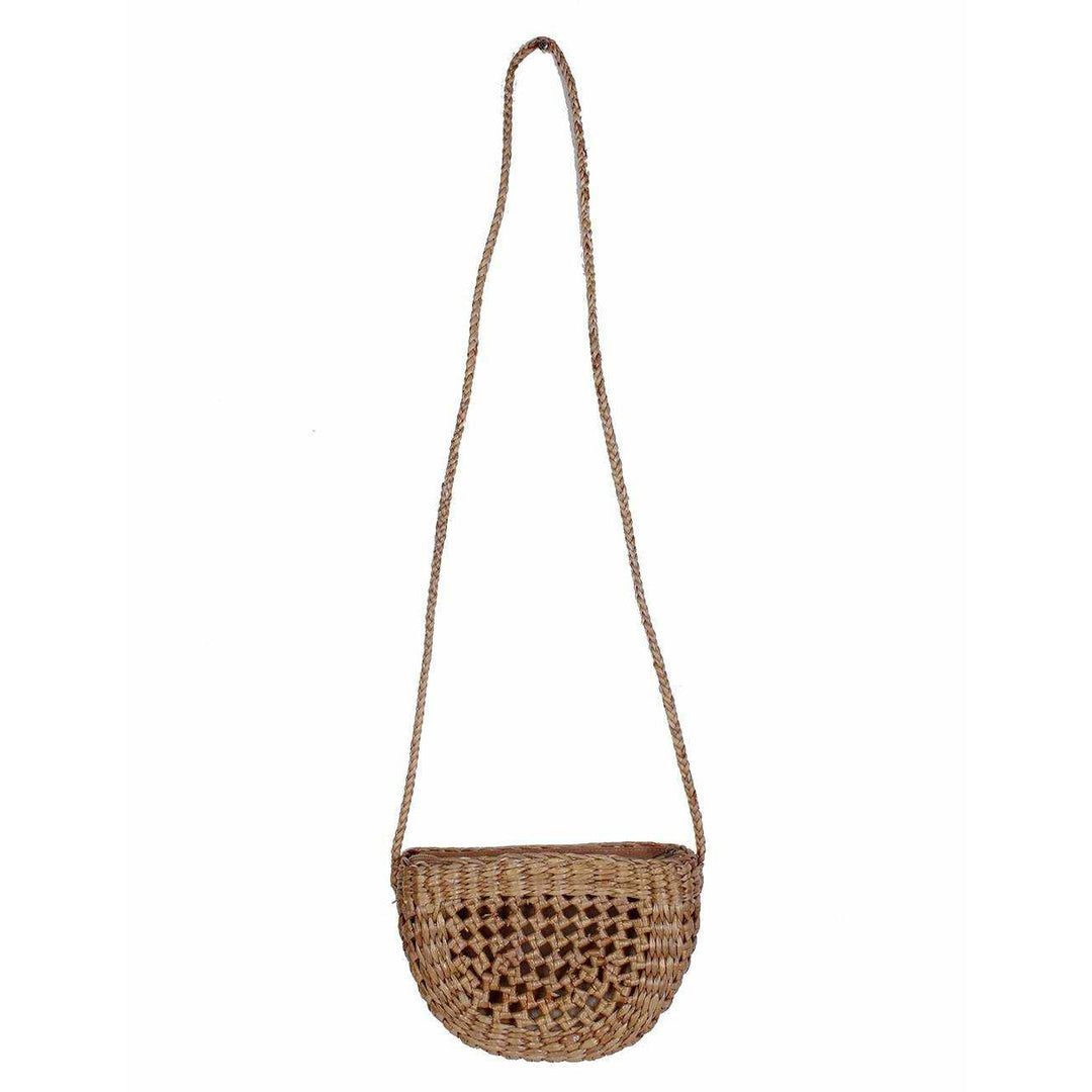 Handwoven Water Hyacinth Shoulder Bag