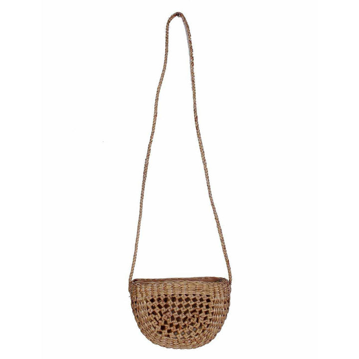 Handwoven Water Hyacinth Shoulder Bag