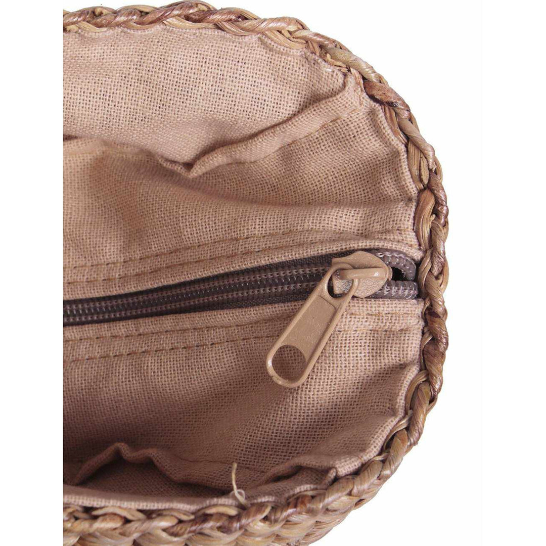 Handwoven Water Hyacinth Shoulder Bag
