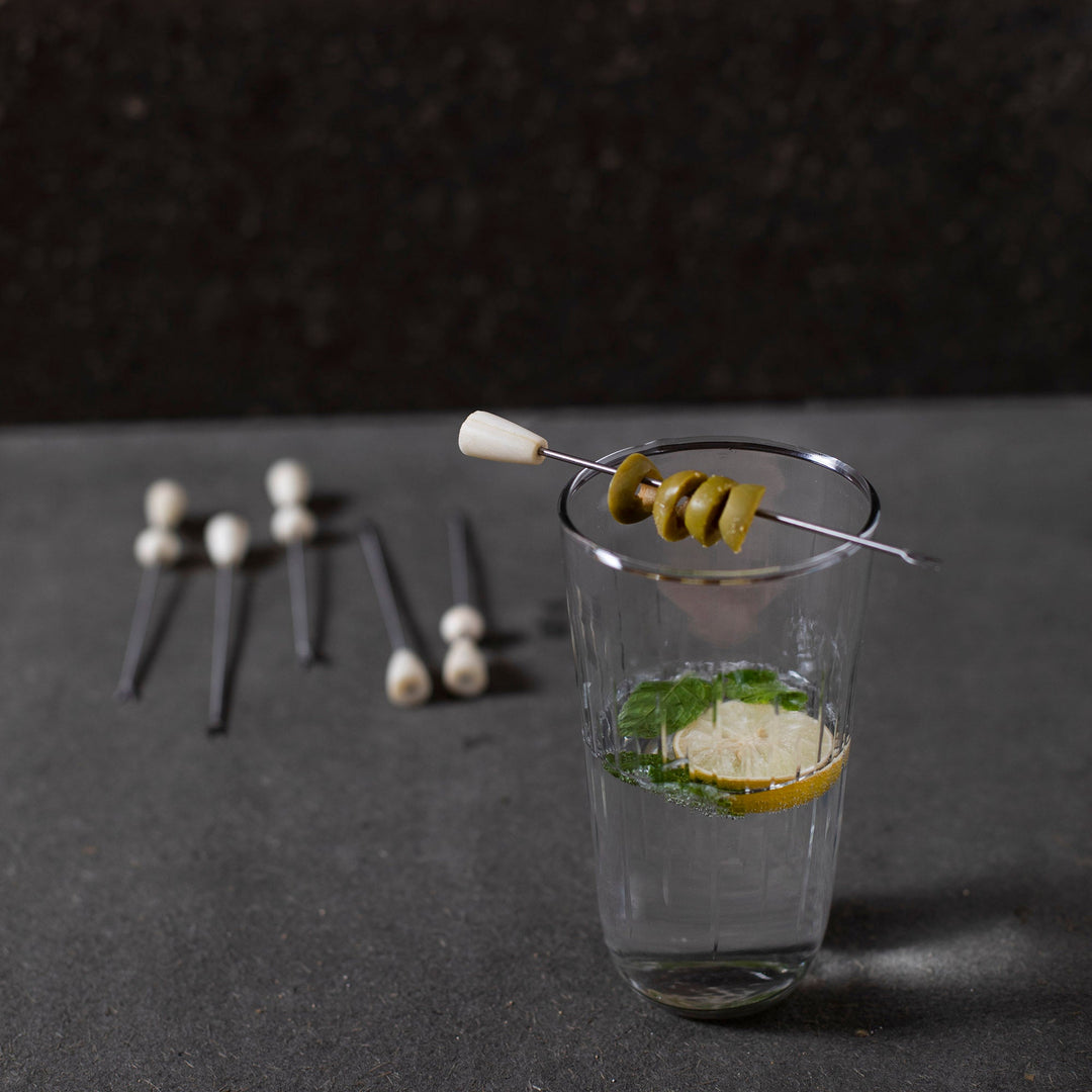 Handcrafted Stainless Steel Cocktail Picks, 6 Ct.