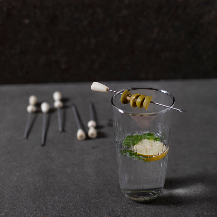 Handcrafted Stainless Steel Cocktail Picks, 6 Ct.
