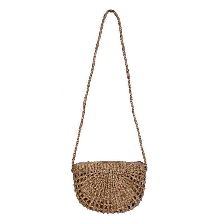 Handwoven Water Hyacinth Shoulder Bag