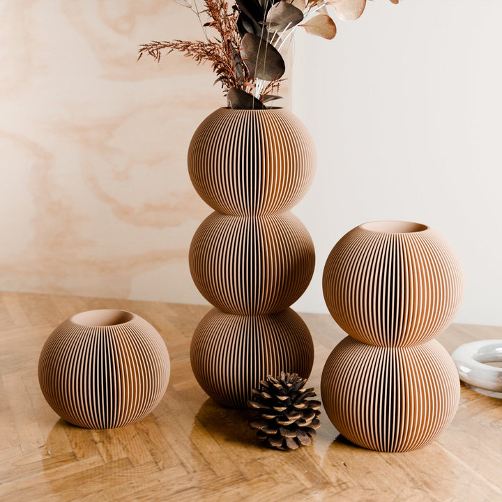 Biodegradable BioPlastic Bubble Vase Decor, 3 Ct.