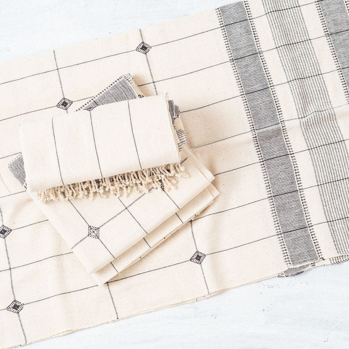 Organic Handwoven Cotton King Bedspread, 98" x 98"
