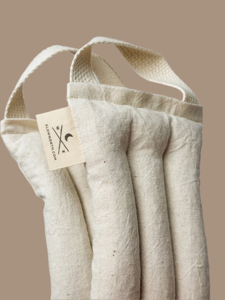 Handcrafted Linen Cotton Eye Mask &amp; Neck Wrap Set