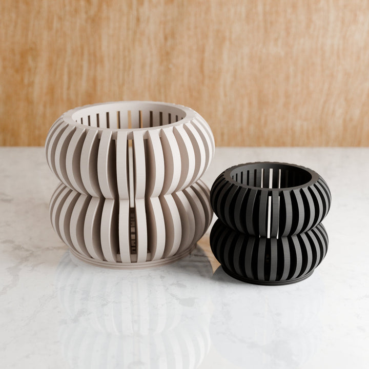 Biodegradable Plant-Based Bubble Sculpted Planter Decor