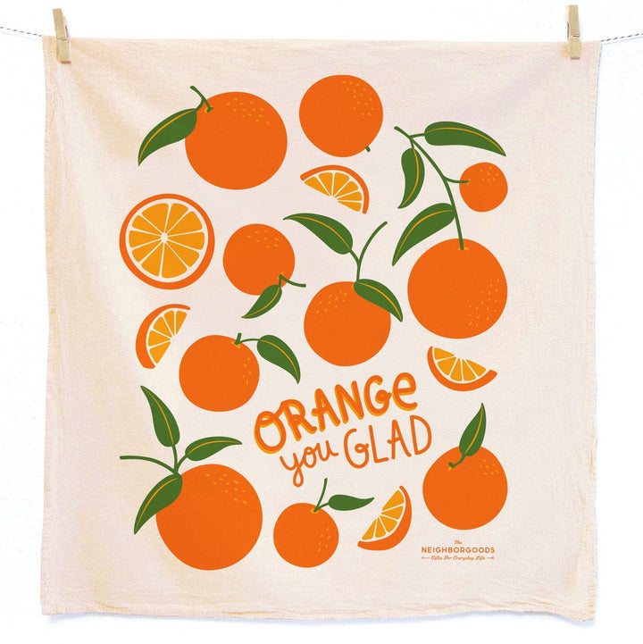 Unbleached Cotton Fruit Kitchen Dish Towels, 3 Ct.